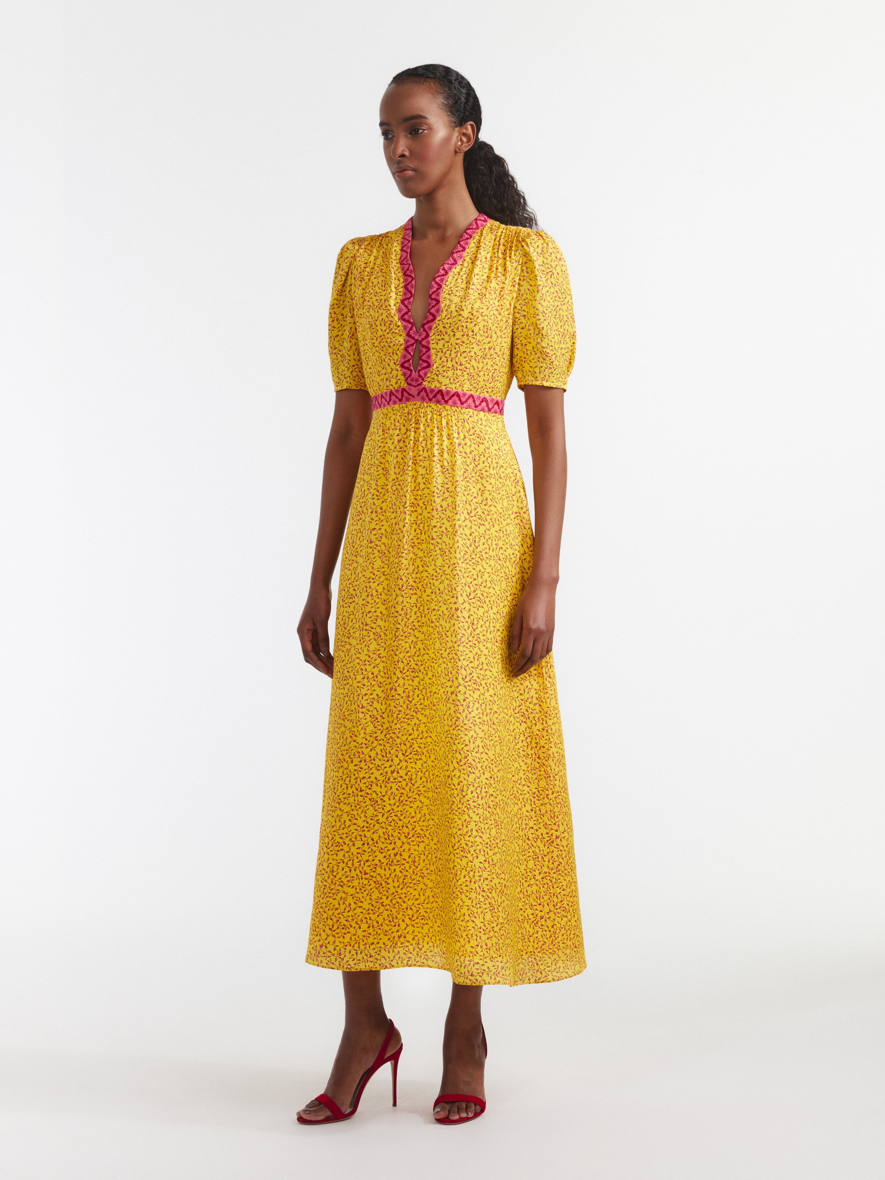 Tabitha Dress in Ambra Sunrise