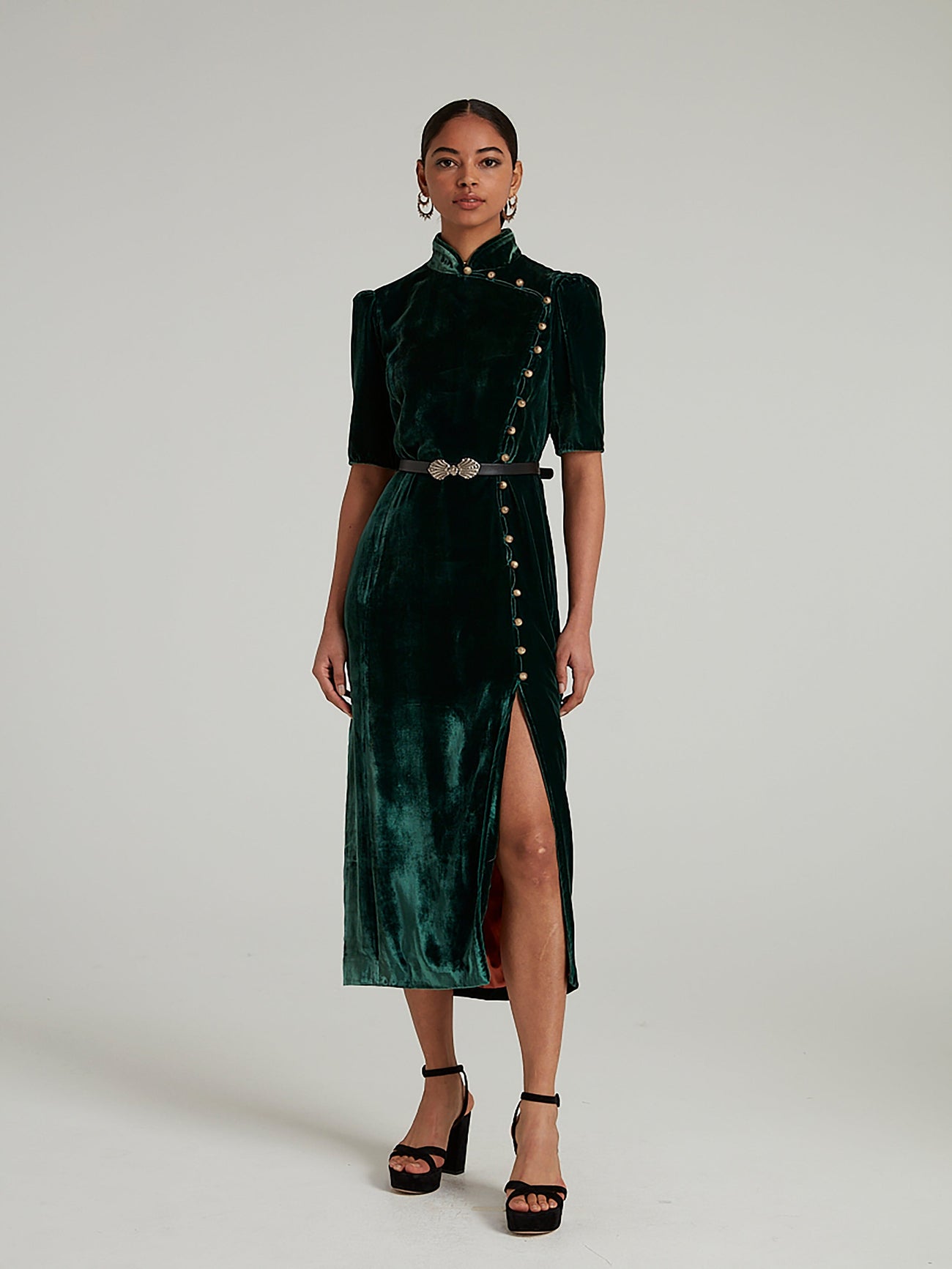 Load image into Gallery viewer, Venyx Taro Dress in Jade