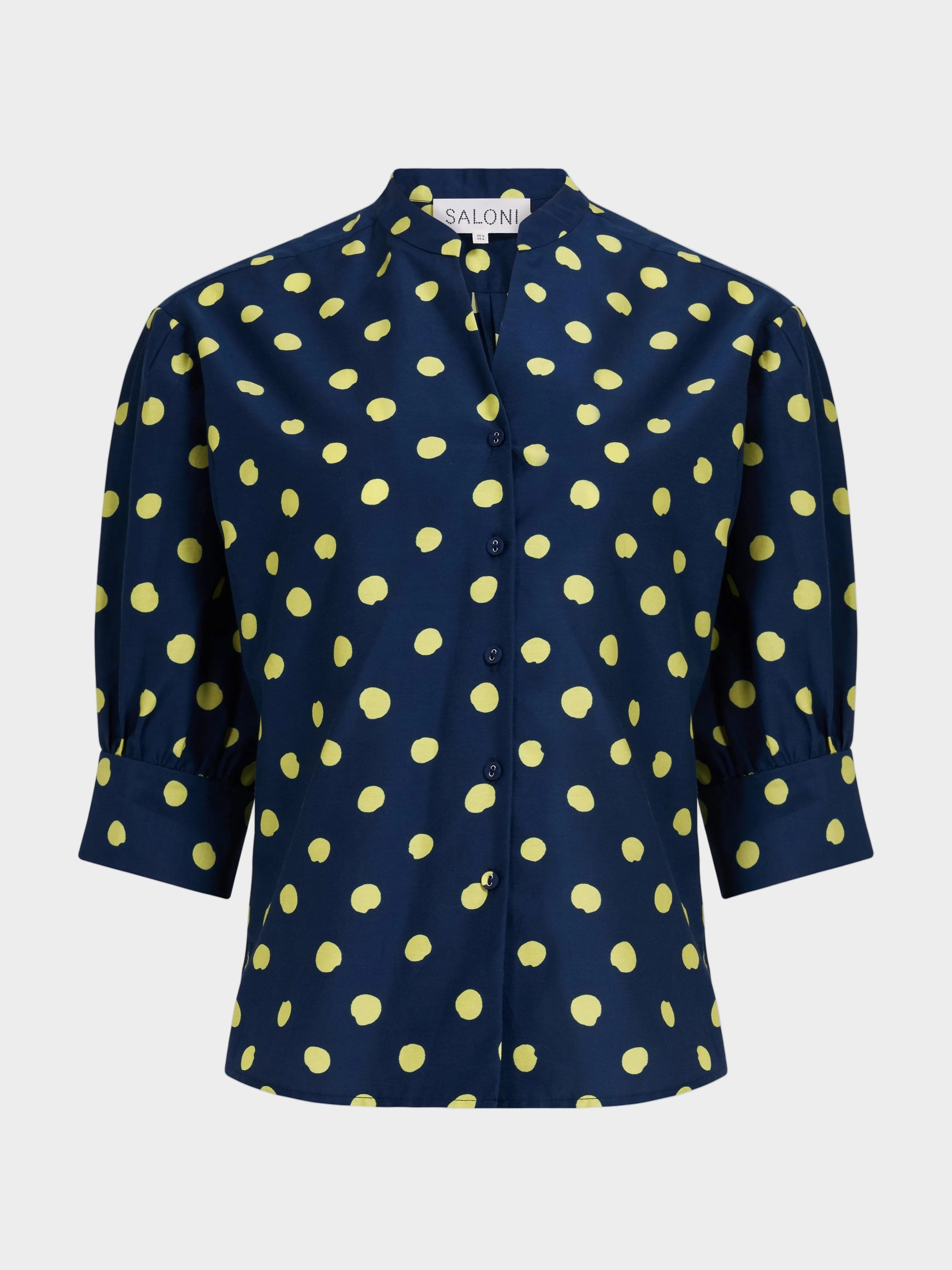 Tavi Shirt in Polka Lemon