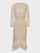 Venyx Isa Silk B Dress in Ivory Mirror Embroidery