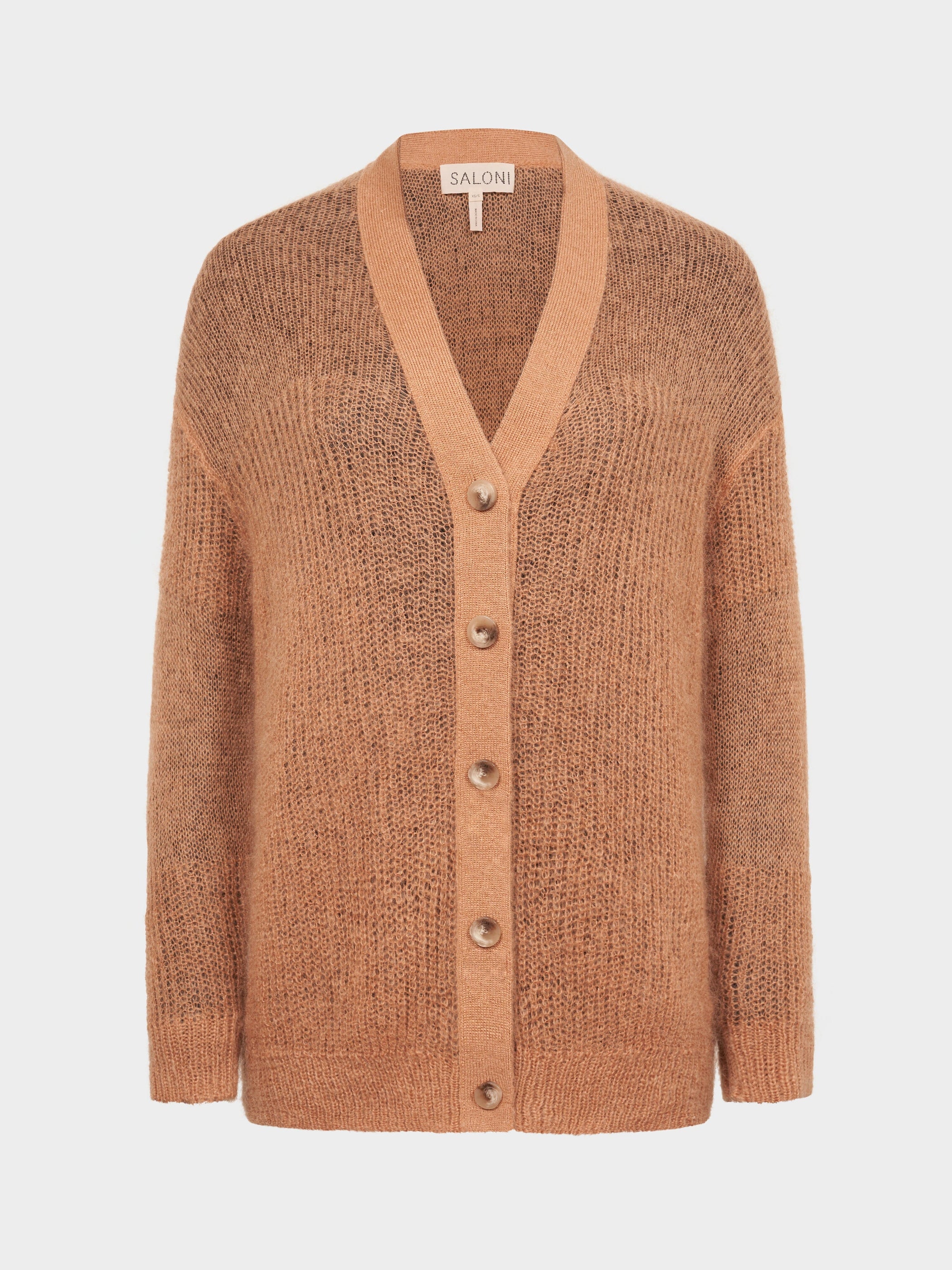 Venyx Oversized Cardigan in Camel