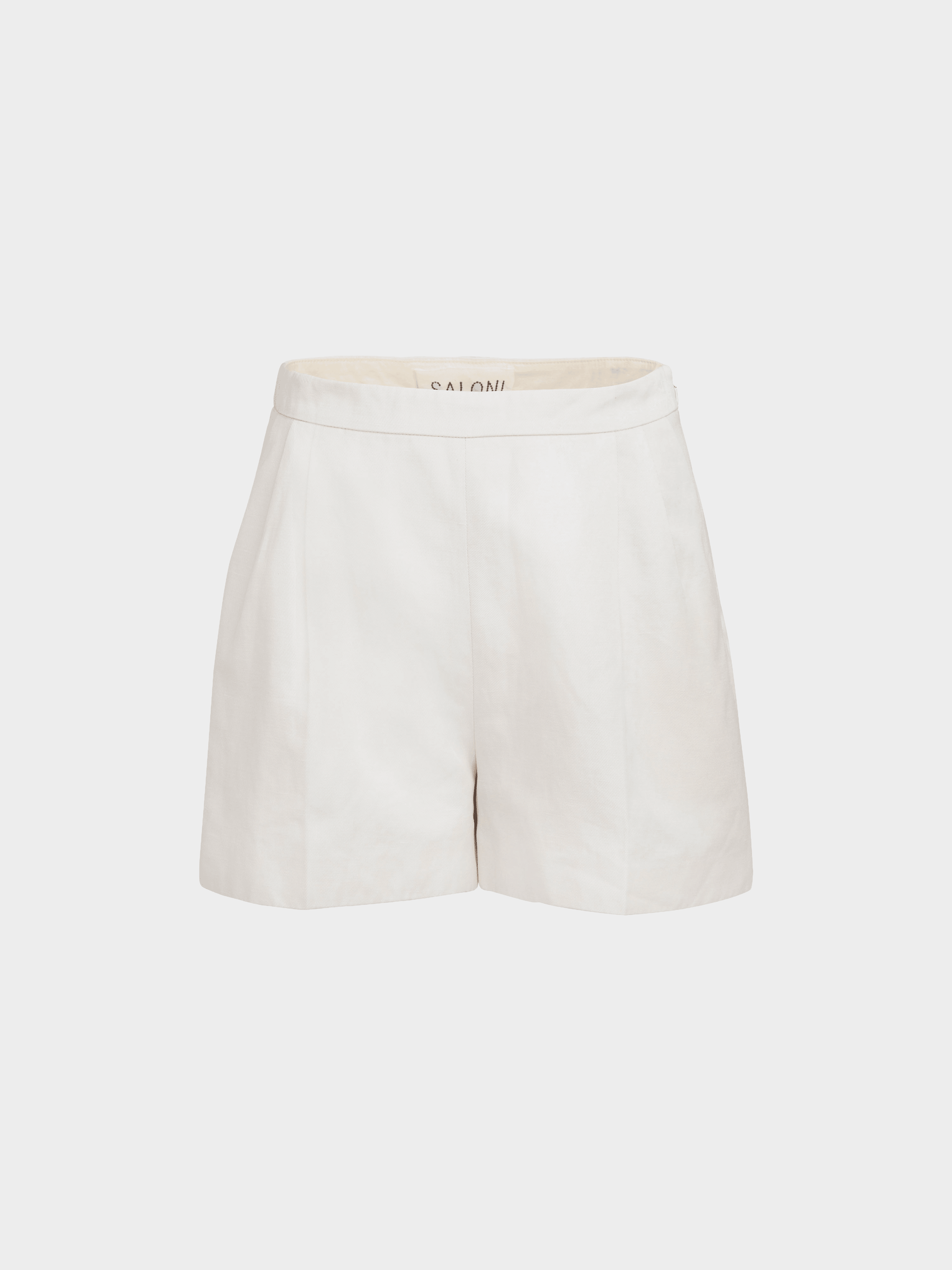 Wide Tailored Shorts in Cream