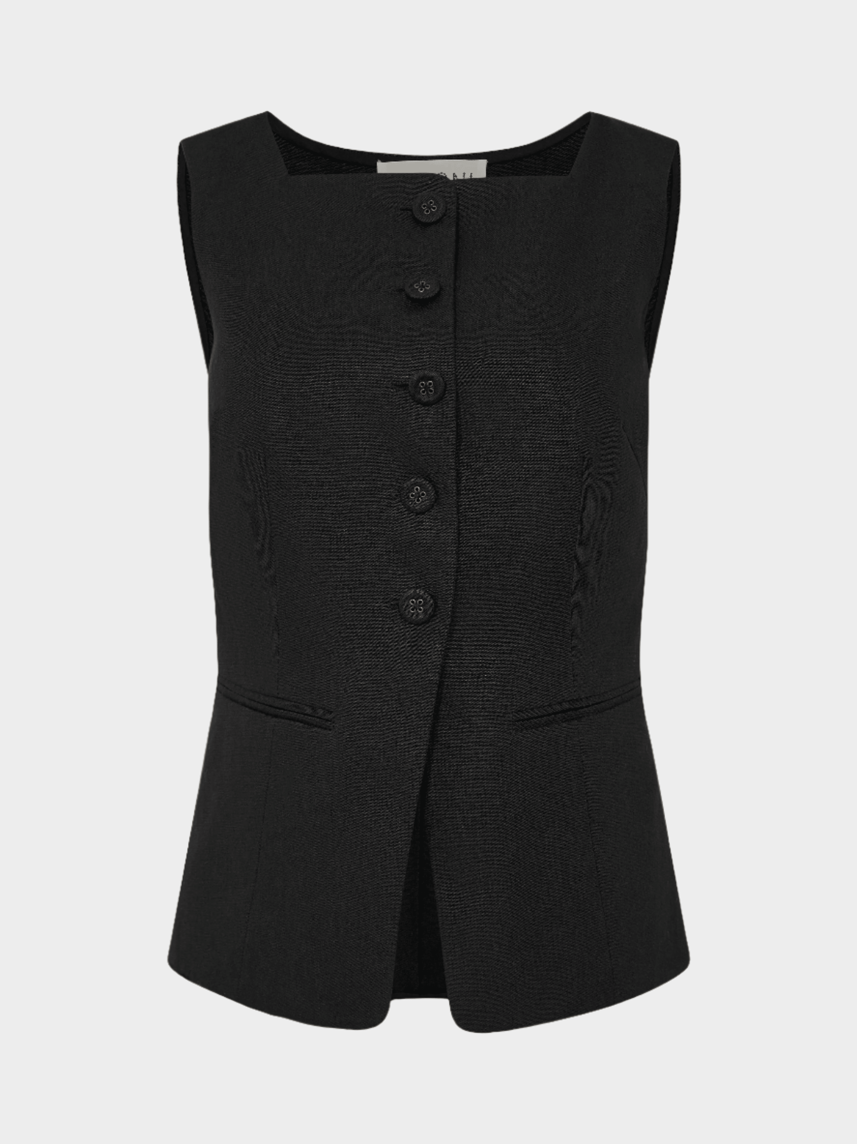 Zuzu Waistcoat in Black