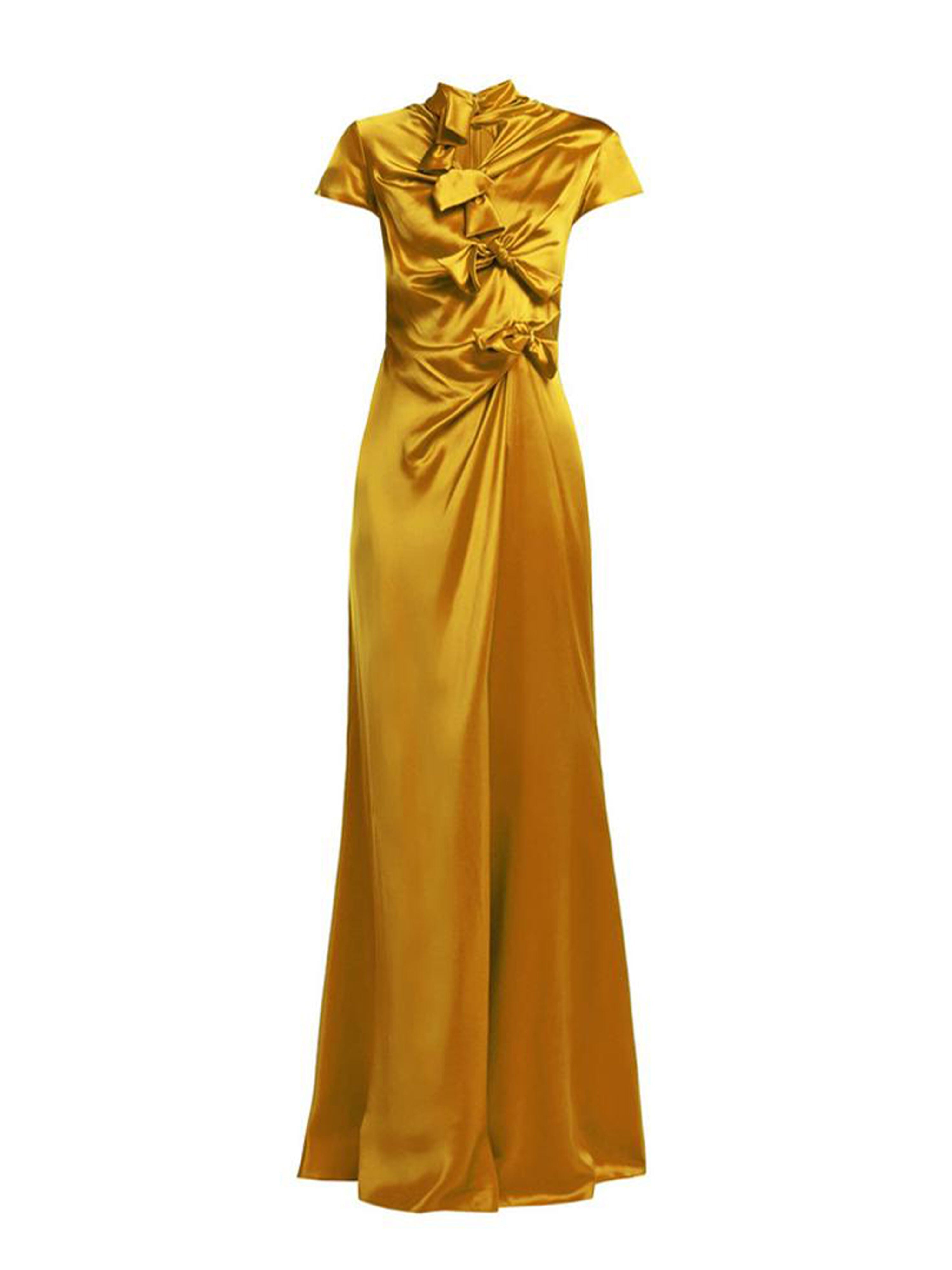 Kelly Long Dress in Gold