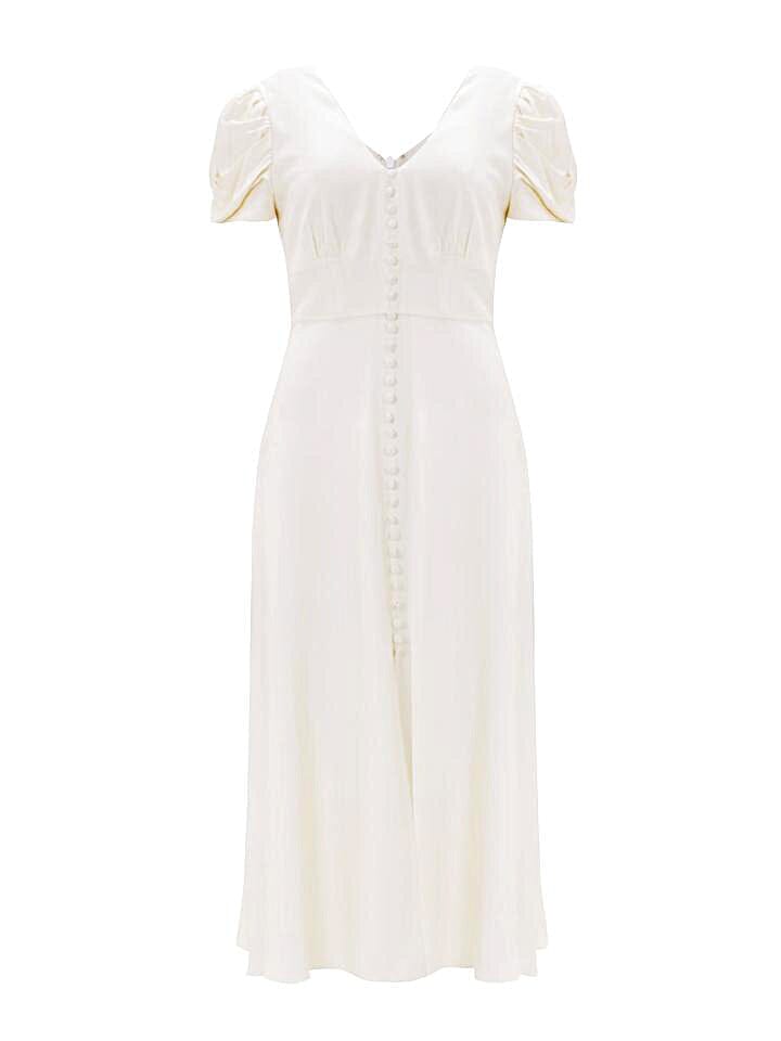 Margot Dress in Ivory