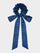 Bow Scrunchie in Navy Marbling