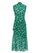 Fleur Ruffle Dress in Padma Emerald