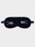 Piped Eye Mask in Dark Navy