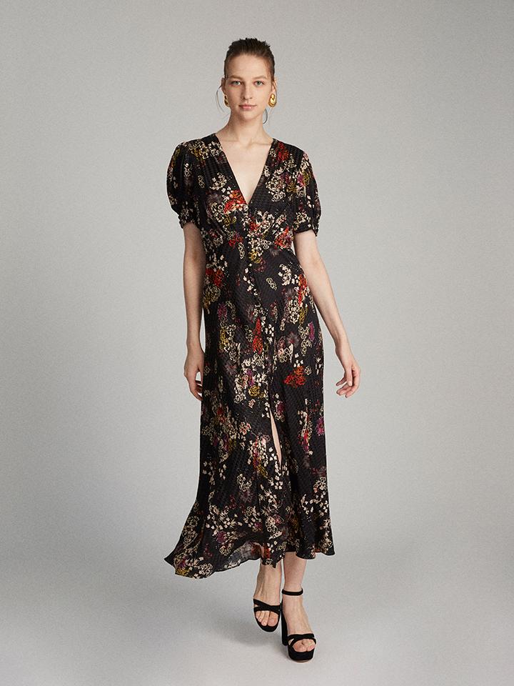 Load image into Gallery viewer, Lea Long dress in Efflorescence