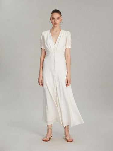 Venyx Lea Long Dress in Ivory