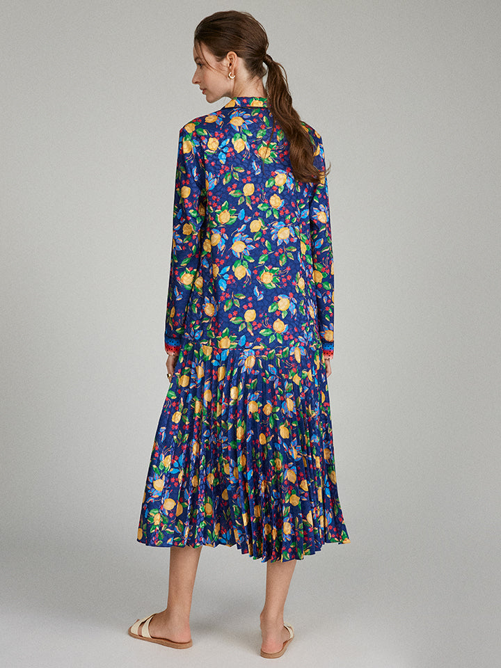 Sonia Dress in Limoncello Spectrum print