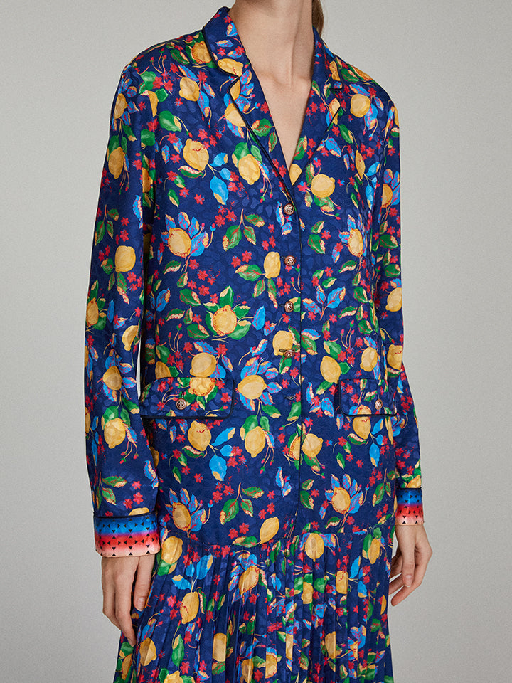 Load image into Gallery viewer, Sonia Dress in Limoncello Spectrum print