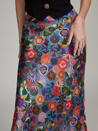 Liz Skirt in Floral Adorning print