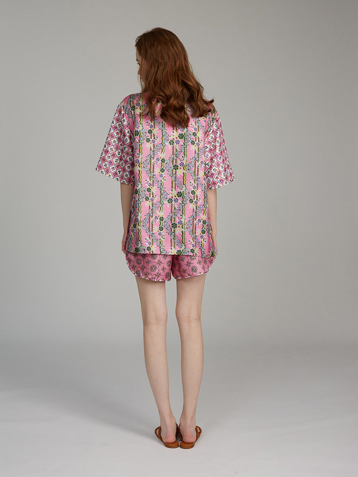 Load image into Gallery viewer, Paige Shorts in Thistle print