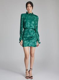Rina B Dress in Forest Green