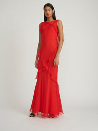 Tamara C Dress in Scarlet