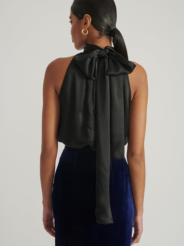 Load image into Gallery viewer, Kirsten Embellished Bows Skirt in Sapphire
