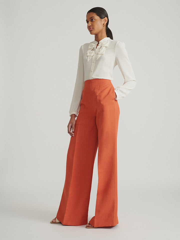 Load image into Gallery viewer, Walli Trouser in Terracotta