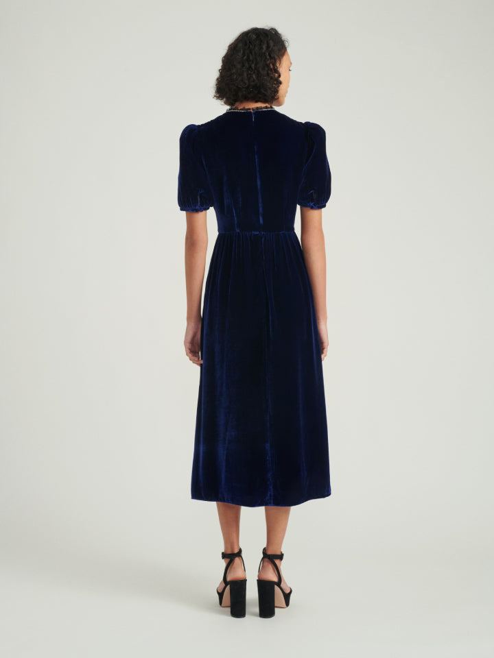 Load image into Gallery viewer, Cherie Dress in Sapphire