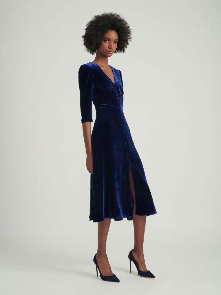 Load image into Gallery viewer, Margot B Dress in Sapphire