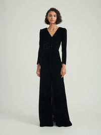 Margot B Long Dress in Black