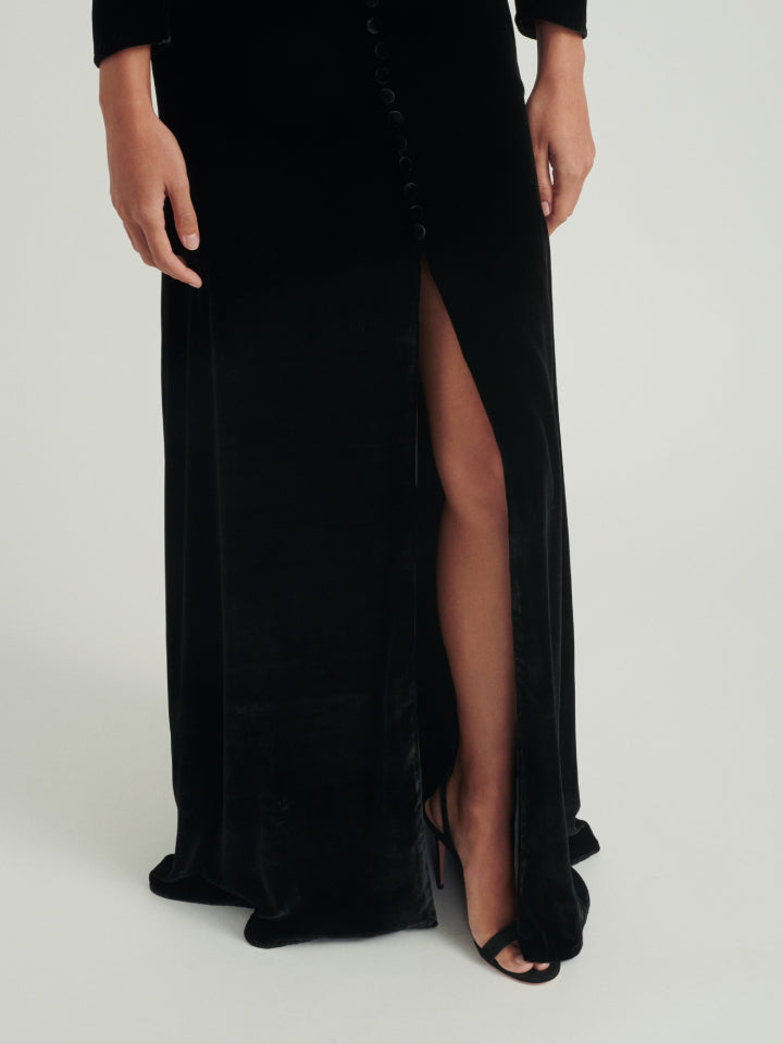 Load image into Gallery viewer, Margot B Long Dress in Black
