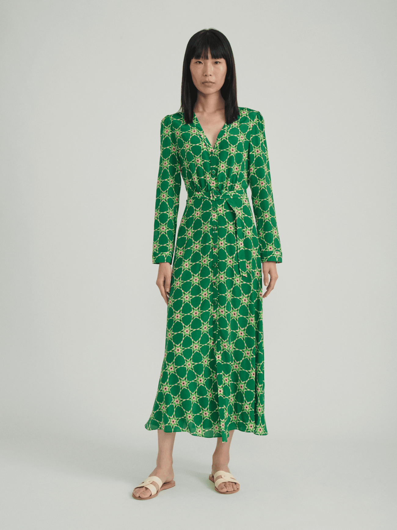 Load image into Gallery viewer, Lea Shirt Dress in Nebula