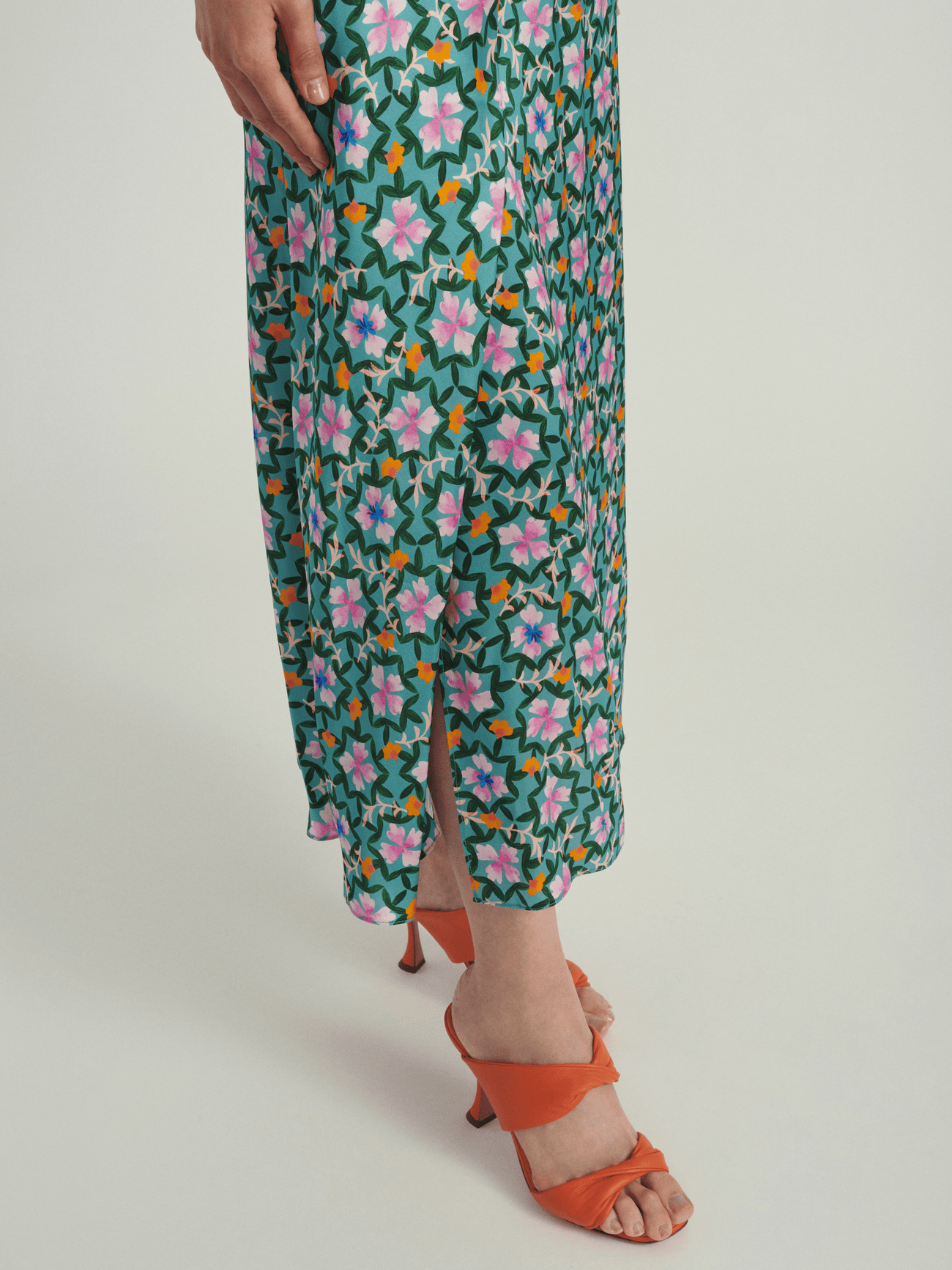 Load image into Gallery viewer, Penelope B Dress in Sorrel Teal