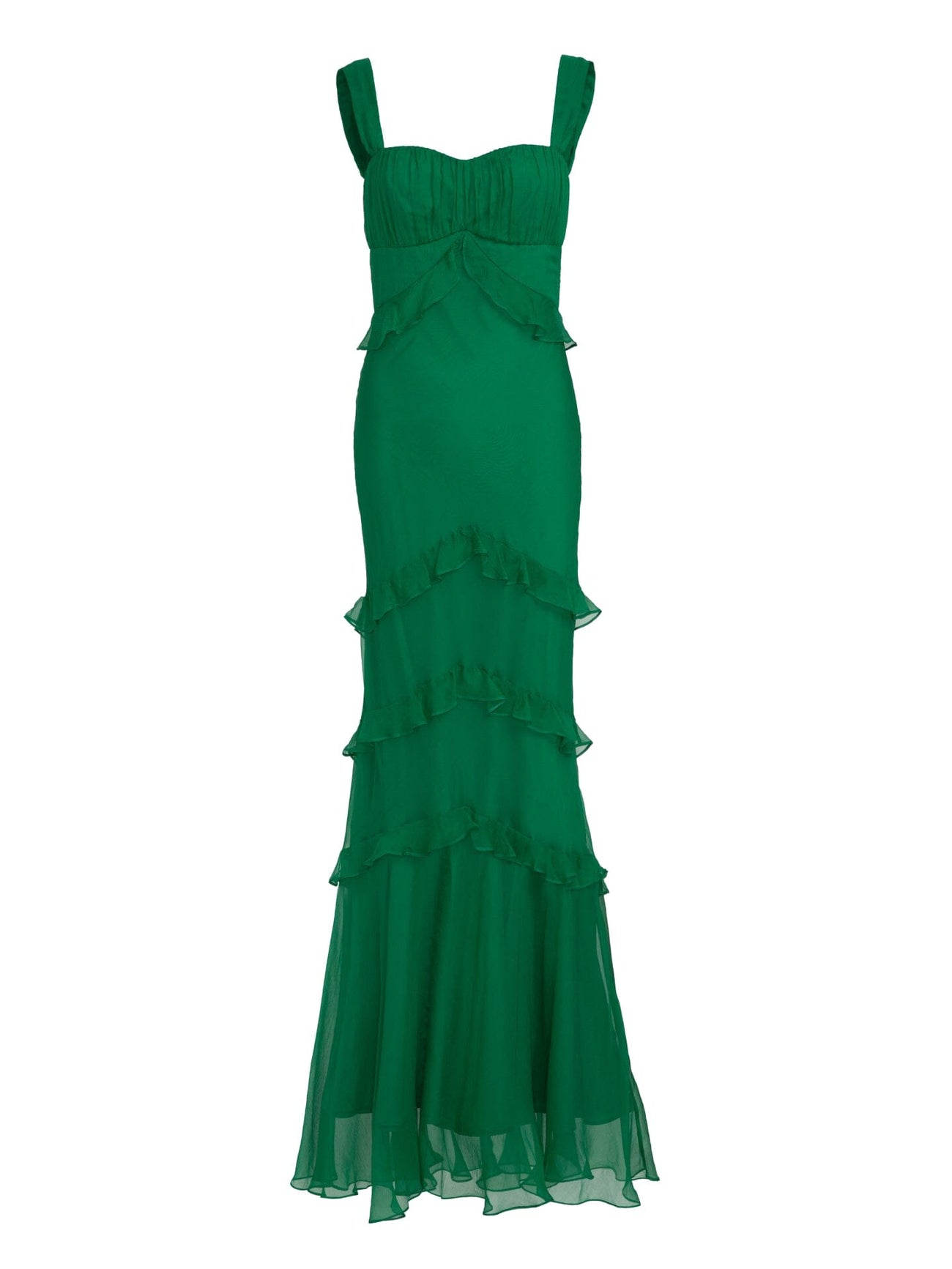 Load image into Gallery viewer, Chandra Dress in Emerald Green