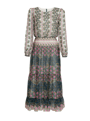 Isabel Dress in Sorrel Star print