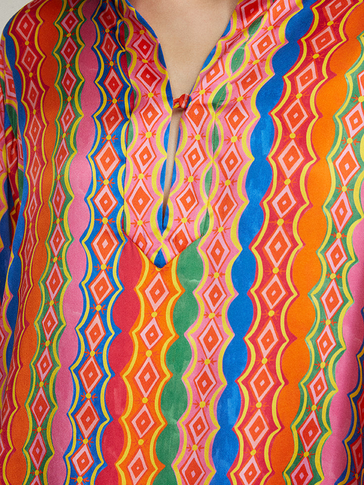 Load image into Gallery viewer, Kurta PJ Shirt in Stripe print