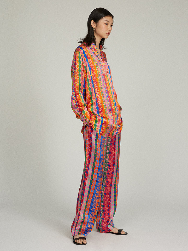 Load image into Gallery viewer, Paige C Trouser in Stripe print