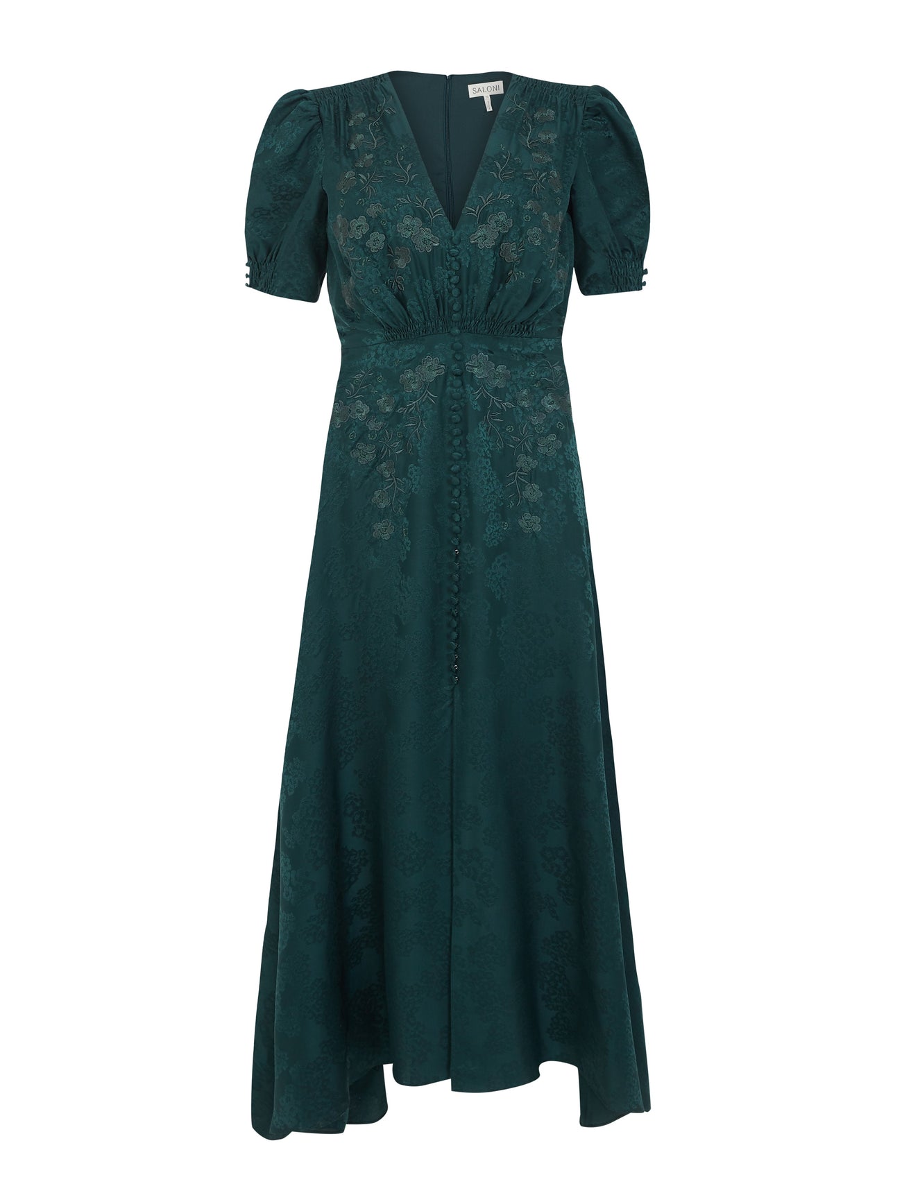 Load image into Gallery viewer, Lea Long Dress in Forest Green