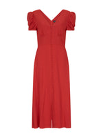 Margot Dress in Scarlet