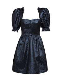 Rachel D Mini Dress in Metallic Midnight