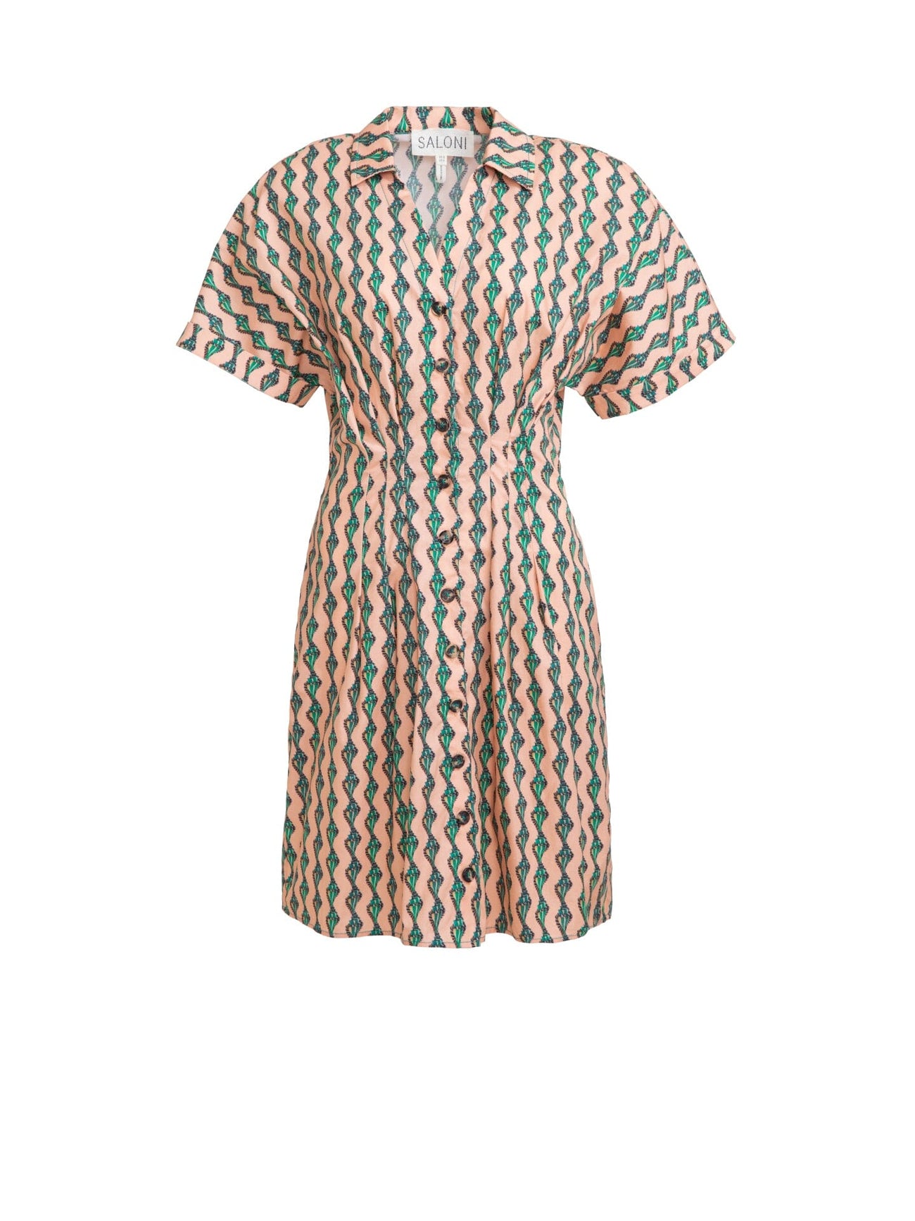 Load image into Gallery viewer, Riya Dress in Ocean Stripe