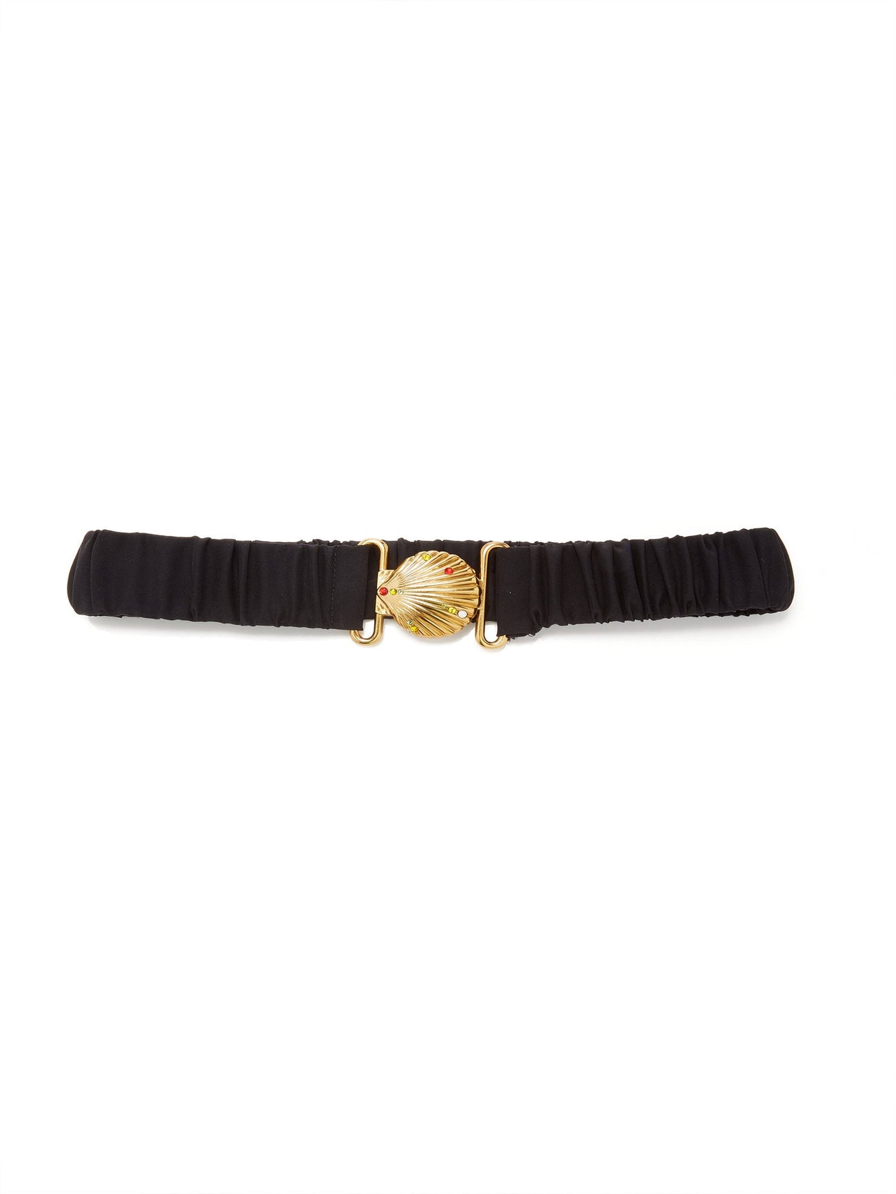 Load image into Gallery viewer, Venyx Jewelled Shell Belt Black